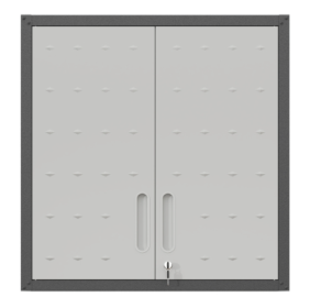 Metal Garage Lockers (Option: Black Gray)