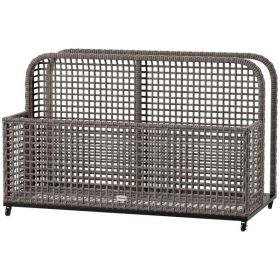 Rattan Storage Basket - Not Shipped On Weekends (Option: Light gray)